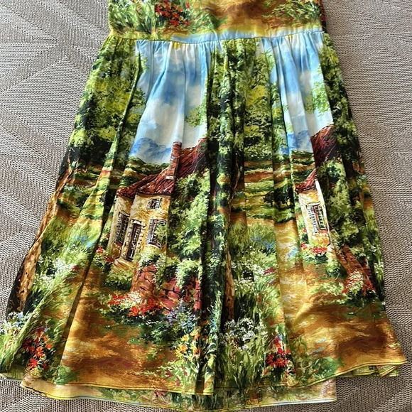 Vintage Bernie Dexter Printed Dress - Picture 3 of 10